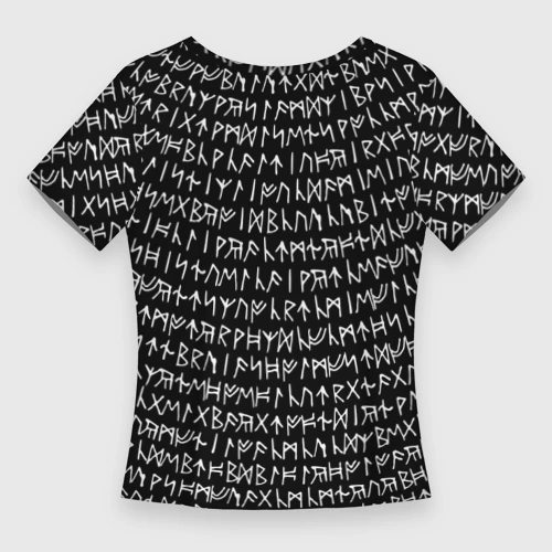 Женская футболка 3D Slim Руны - фото 2