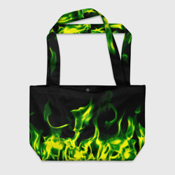 Пляжная сумка Зелёный огонь