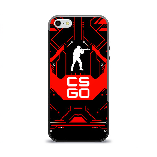Чехол для Apple iPhone 5/5S силиконовый глянцевый CS:GO Фото 01 Чехол для Apple iPhone 5/5S силиконовый глянцевый CS:GO Фото 01
