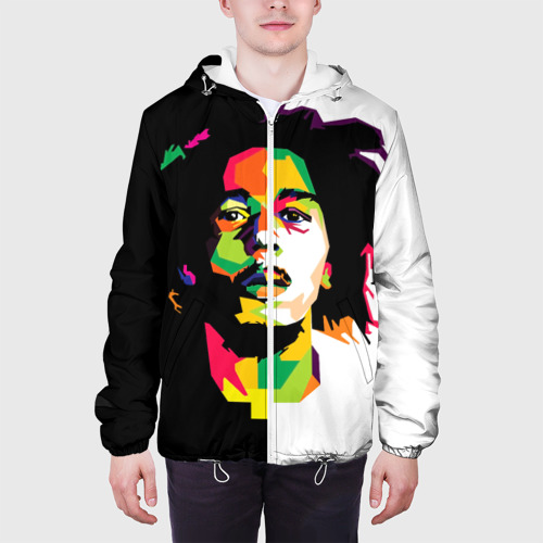 Мужская куртка 3D Bob Marley, цвет 3D печать - фото 4