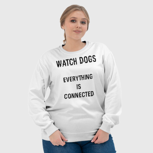 Женский свитшот 3D Watch Dogs, цвет 3D печать - фото 6