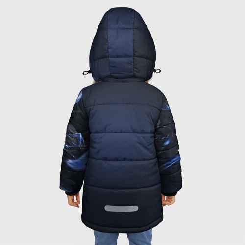 Зимняя куртка для девочек 3D Rengar, цвет светло-серый - фото 4