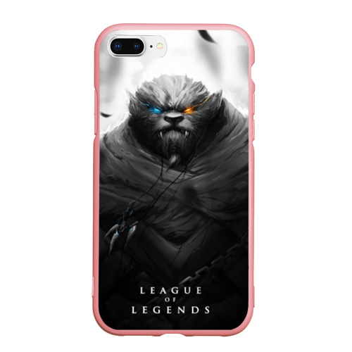 Чехол для iPhone 7Plus/8 Plus матовый Rengar LoL, цвет баблгам