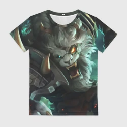 Женская футболка 3D Ренгар