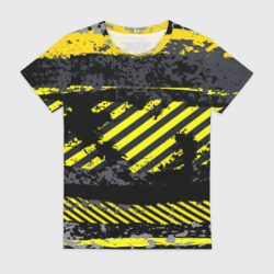 Женская футболка 3D Grunge Line