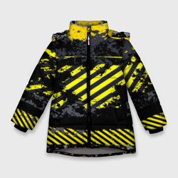 Зимняя куртка для девочек 3D Grunge Line