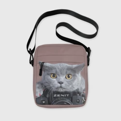 Сумка через плечо 3D Котик фотограф