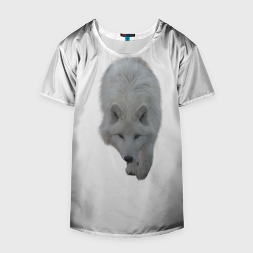 Накидка на куртку 3D Белый волк - фото 4