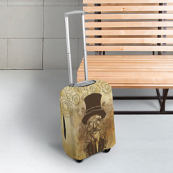 Чехол для чемодана 3D Стимпанк человек - фото 2