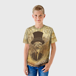 Детская футболка 3D Стимпанк человек - фото 2