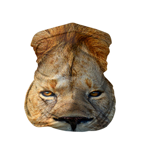 Бандана-труба 3D Гордый лев, цвет 3D печать