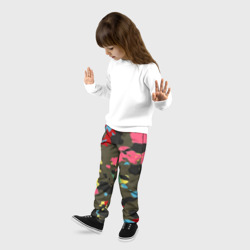 Детские брюки 3D Цветной камуфляж - фото 2
