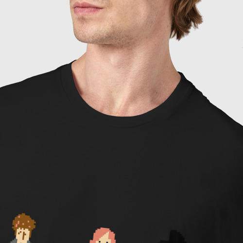 Мужская футболка хлопок The IT Crowd, Айтишники, цвет черный - фото 6