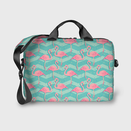 Сумка для ноутбука 3D Flamingo, цвет 3D печать - фото 2