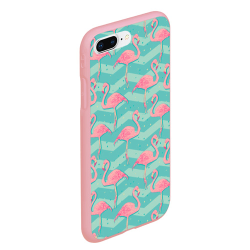 Чехол для iPhone 7Plus/8 Plus матовый Flamingo, цвет баблгам - фото 3