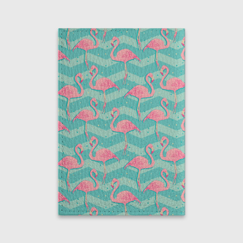Обложка для паспорта матовая кожа Flamingo, цвет красный - фото 2