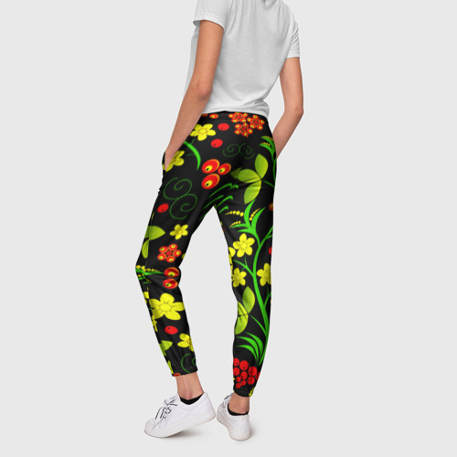 Женские брюки 3D Natural flowers - фото 4