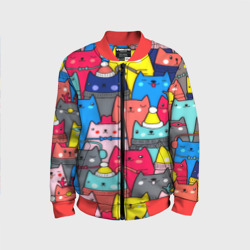 Детский бомбер 3D Котики