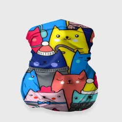 Бандана-труба 3D Котики