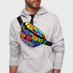 Поясная сумка 3D Кот - фото 2
