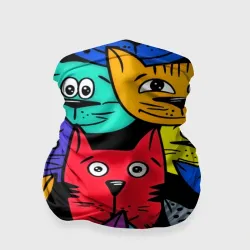 Бандана-труба 3D Кот