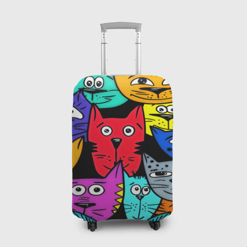 Чехол для чемодана 3D Кот, цвет 3D печать