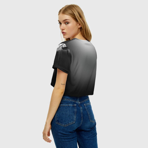 Женская футболка Crop-top 3D Shaco, цвет 3D печать - фото 5