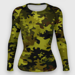 Женский рашгард 3D Camouflage