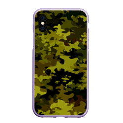 Чехол для iPhone XS Max матовый Camouflage