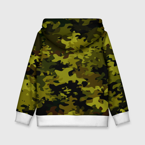 Детская толстовка 3D Camouflage, цвет белый - фото 2