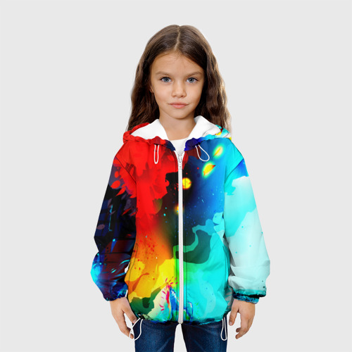 Детская куртка 3D Волк, цвет белый - фото 4