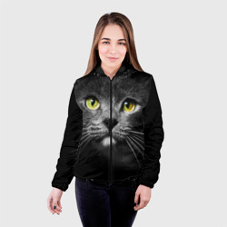 Женская куртка 3D Кошачий взгляд - фото 2