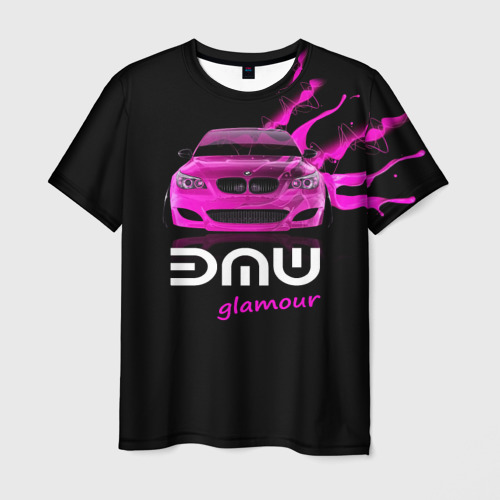 Мужская футболка 3D BMW glamour, цвет 3D печать