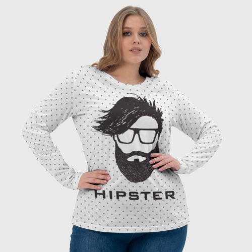 Женский лонгслив 3D Hipster - фото 6