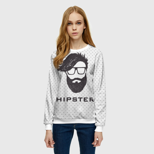 Женский свитшот 3D Hipster - фото 3