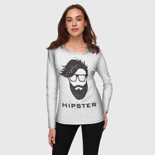 Женский лонгслив 3D Hipster - фото 3