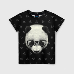 Детская футболка 3D Умная панда