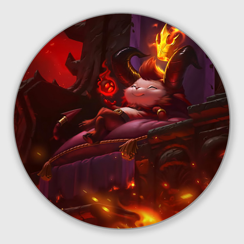 Круглый коврик для мышки Teemo