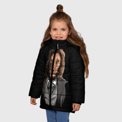 Зимняя куртка для девочек 3D Мистер Лев - фото 2