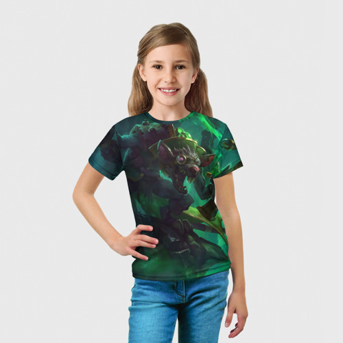 Детская футболка 3D Twitch, цвет 3D печать - фото 5