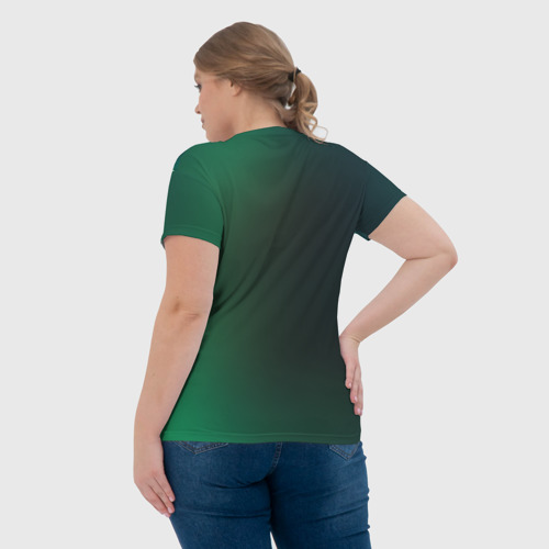 Женская футболка 3D с принтом Twitch, вид сзади #2