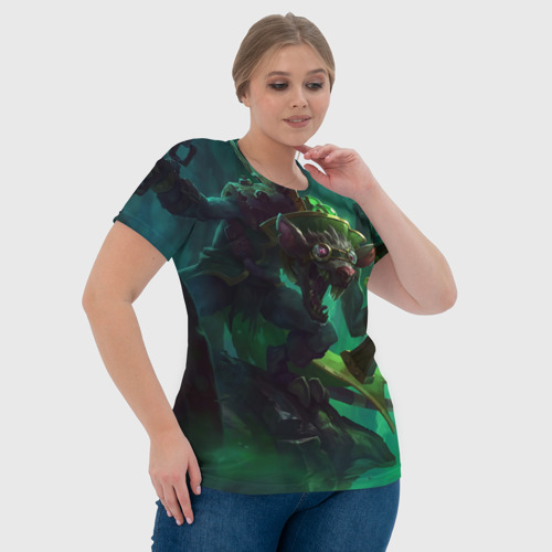 Женская футболка 3D с принтом Twitch, фото #4