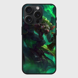 Чехол силиконовый для Apple iPhone 15 Pro матовый Twitch