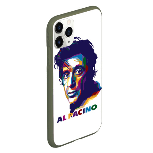 Чехол для iPhone 11 Pro матовый Al Pacino, цвет темно-зеленый - фото 3
