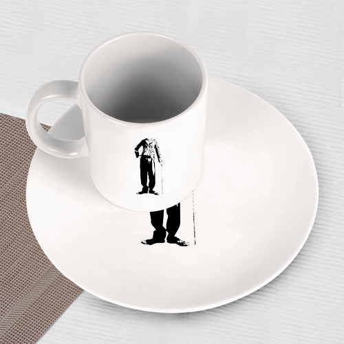 Набор: тарелка + кружка Чарли Чаплин - фото 3