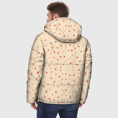 Мужская зимняя куртка 3D Осенняя лисичка, цвет черный - фото 4