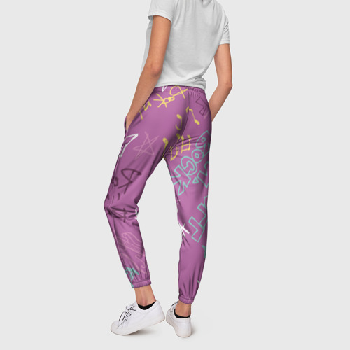 Женские брюки 3D Rock'n'Roll, цвет 3D печать - фото 4