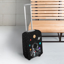 Чехол для чемодана 3D Космический жонглер - фото 2