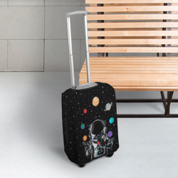 Чехол для чемодана 3D Космический жонглер - фото 2