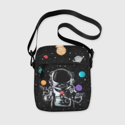 Сумка через плечо 3D Космический жонглер